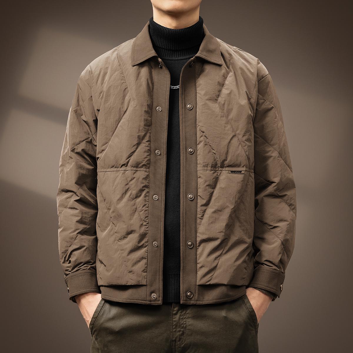 Men s 2024 Winter Lightweight Shirt-Style Duck Down Jacket - High-End Loose Fit, Plus Size Workwear M (110-130 jin) хакі
Men s 2024 Winter Lightweight Shirt-Style Duck Down Jacket - High-End Loose Fit, Plus Size Workwear M (110-130 jin) хакі