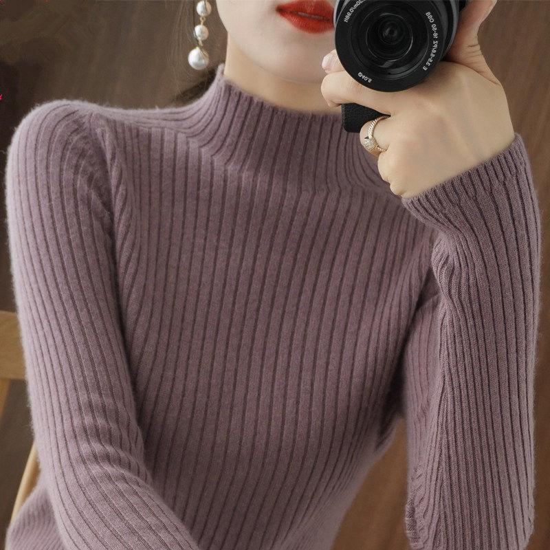 Women s High Neck Slim Fit Sweater - Autumn/Winter Versatile Knit Pullover Extra Large
Women s High Neck Slim Fit Sweater - Autumn/Winter Versatile Knit Pullover Extra Large