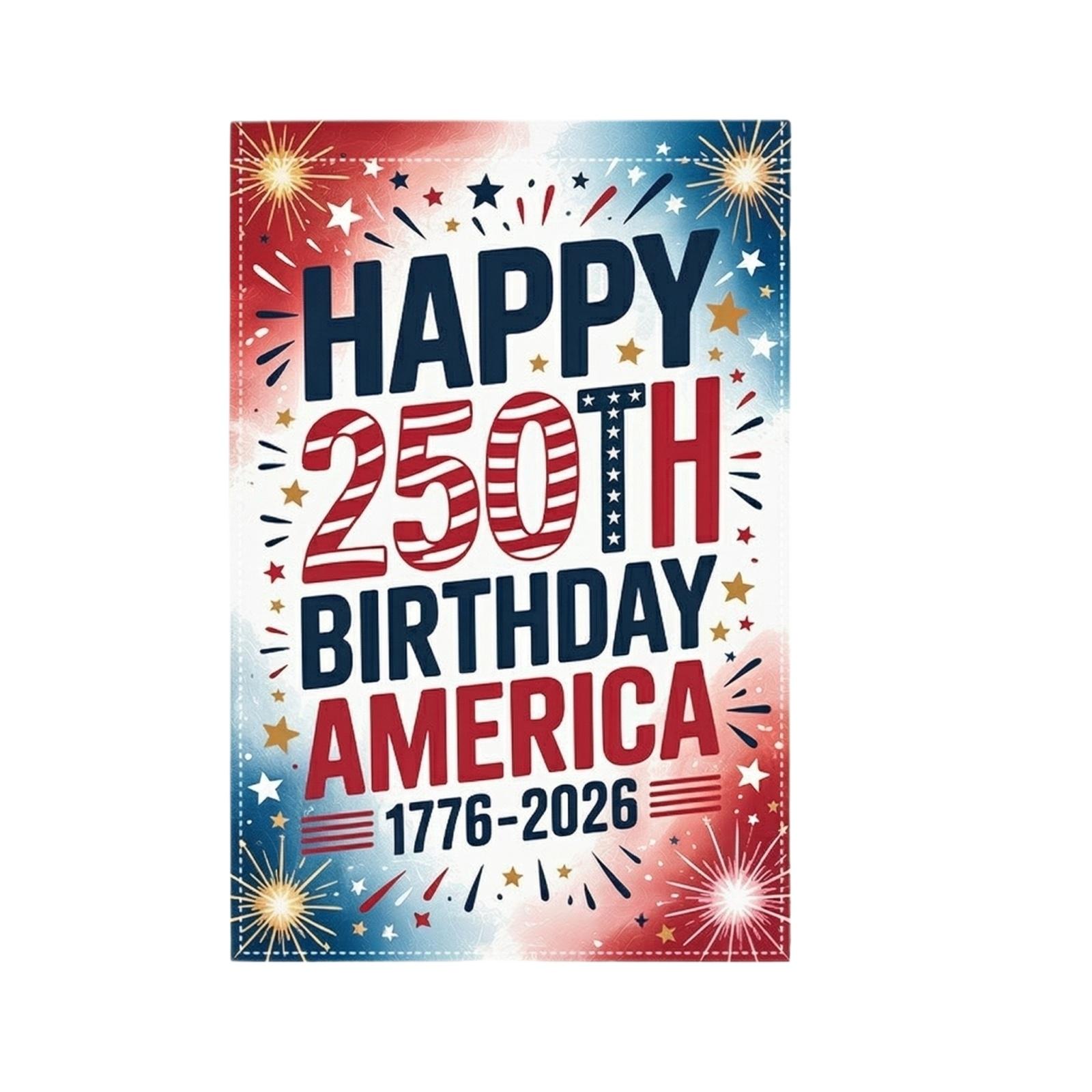 The People 1776-2026 Flag Memorial Day Patriotic 0th Birthday 0 Years United States Indoor Garden Decoration (0 YEARS) One Size
The People 1776-2026 Flag Memorial Day Patriotic 0th Birthday 0 Years United States Indoor Garden Decoration (0 YEARS) One Size