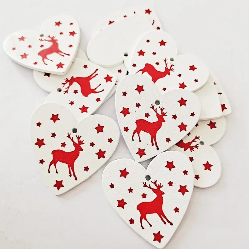 10pc Christmas New Year Natural Wood Christmas Tree Ornament DIY Wooden Hanging Pendants Snow Elk Christmas Decorations for Home
10pc Christmas New Year Natural Wood Christmas Tree Ornament DIY Wooden Hanging Pendants Snow Elk Christmas Decorations for Home