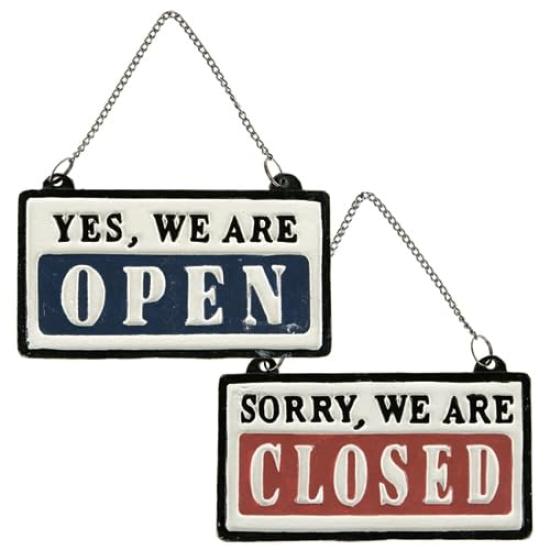Dulton Reversible Sign Open Closed Antique Iron Sign Plate OPEN CLOSED Information Wall Hanging Height 95mm Width 165mm S455-174OC
Dulton Reversible Sign Open Closed Antique Iron Sign Plate OPEN CLOSED Information Wall Hanging Height 95mm Width 165mm S455-174OC