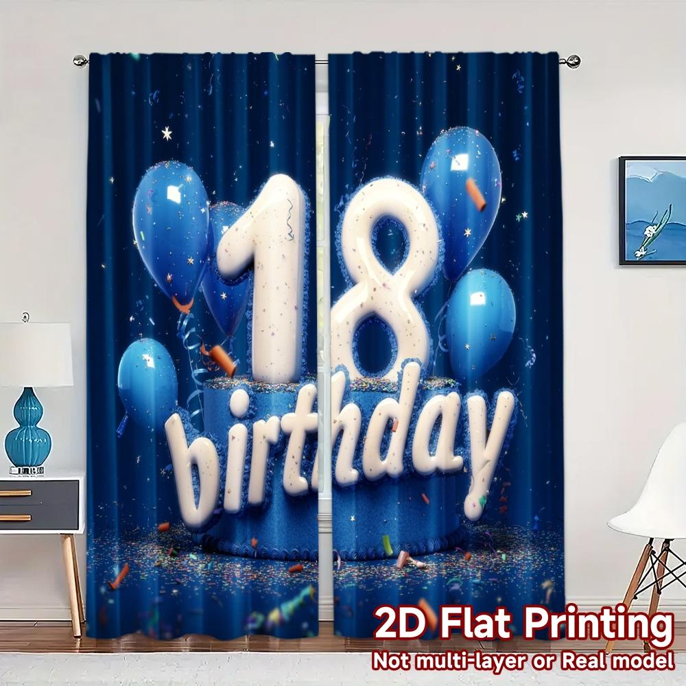 Flat Printing Curtains Without Rod Eighteen Celebration Chic Drapes Fabric Versatile All Decorative Curtain Set Of 2 Made Polyester Washable W100*H70(CM)-Hooks&1PCS
Flat Printing Curtains Without Rod Eighteen Celebration Chic Drapes Fabric Versatile All Decorative Curtain Set Of 2 Made Polyester Washable W100*H70(CM)-Hooks&1PCS