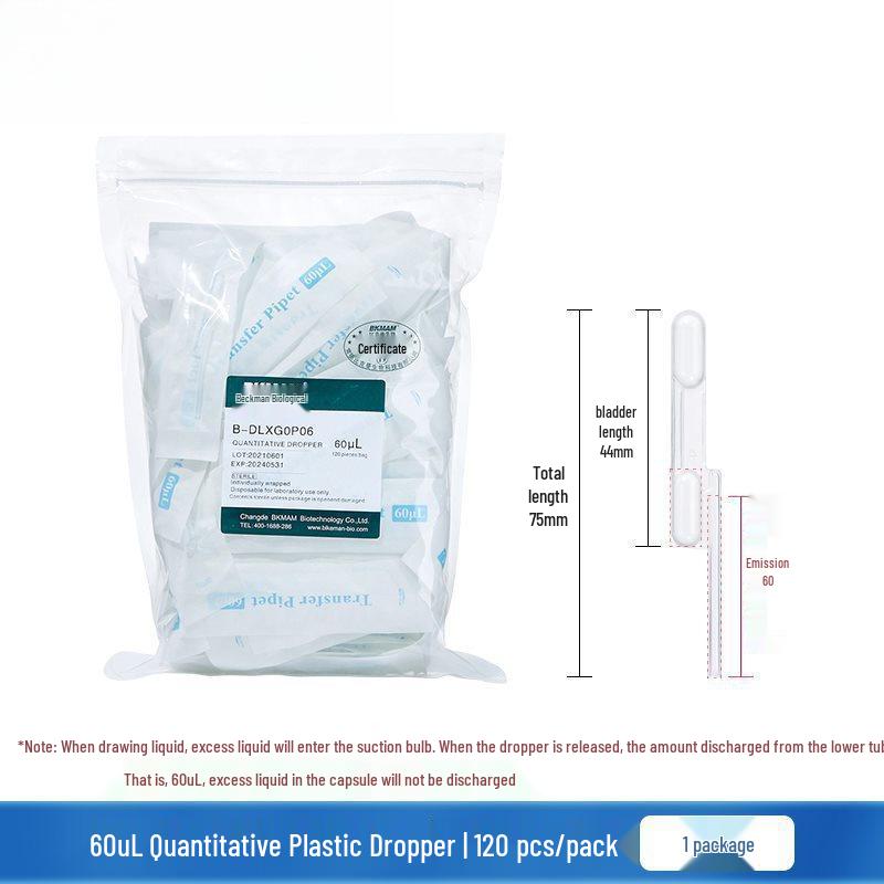 Individually Wrapped Sterile Graduated Pasteur Pipettes 0.5mL Disposable
Individually Wrapped Sterile Graduated Pasteur Pipettes 0.5mL Disposable
