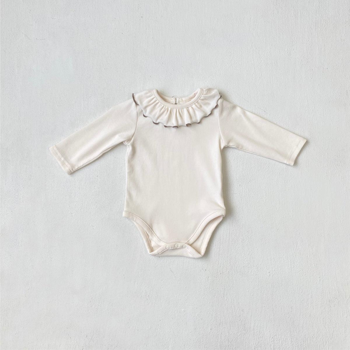 Autumn/Winter Korean Style Baby Girl s Ribbed Ruffle Romper 73 cm бежевий
Autumn/Winter Korean Style Baby Girl s Ribbed Ruffle Romper 73 cm бежевий