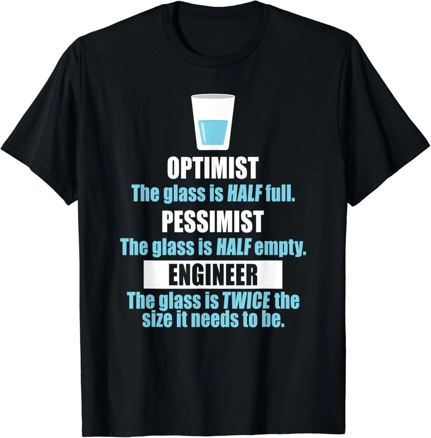 Funny Glass Half Full T-Shirt - Optimist Pessimist Engineer Gift Unisex T-Shirt 4XL
Funny Glass Half Full T-Shirt - Optimist Pessimist Engineer Gift Unisex T-Shirt 4XL