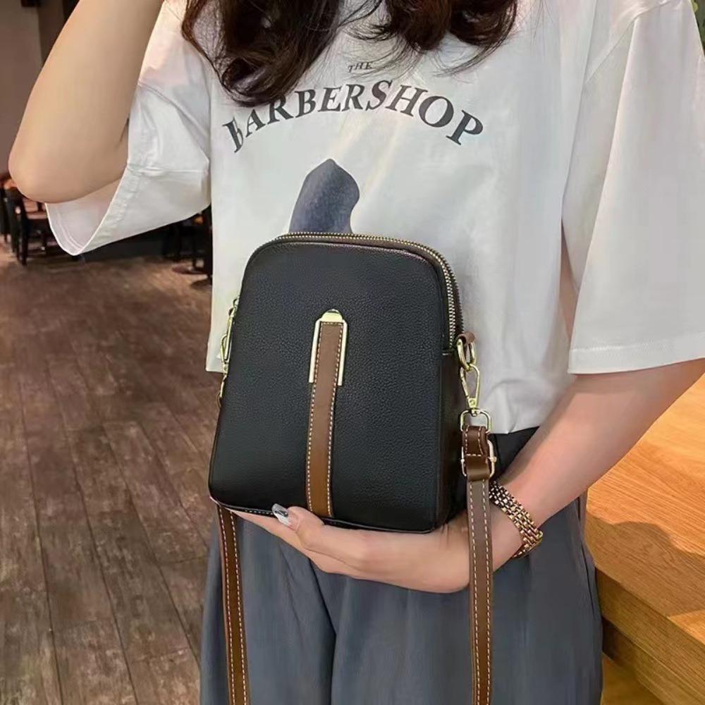 With Zipper Shoulder Bag Lightweight Cellphone Bag Retro Crossbody Bag Lady зелений
With Zipper Shoulder Bag Lightweight Cellphone Bag Retro Crossbody Bag Lady зелений