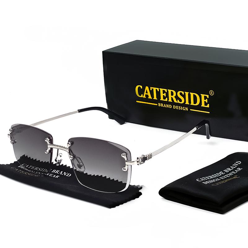 CATERSIDE Retro Rimless Square Sunglasses Men Women UV400 Small Gradient Sun Glasses For Men Popular High Quality Party Eyewear As Photos Showing
CATERSIDE Retro Rimless Square Sunglasses Men Women UV400 Small Gradient Sun Glasses For Men Popular High Quality Party Eyewear As Photos Showing