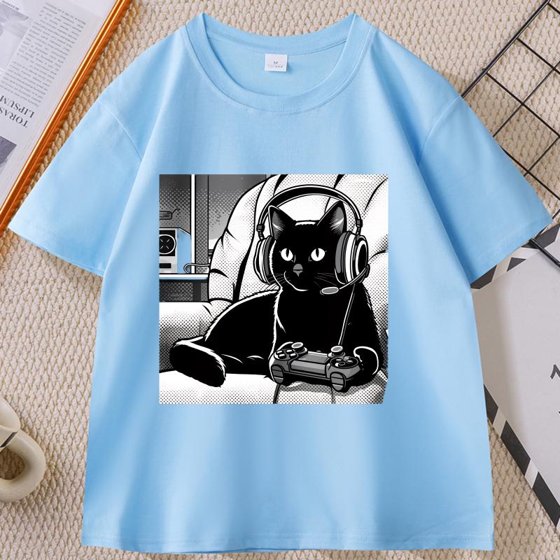 Unisexs Casual Black Cat Graphic TShirt Cotton Short Sleeve Crew Neck Cat T Shirt Unisexswear Top Unisex Women Loose Printed Clothes 4XL
Unisexs Casual Black Cat Graphic TShirt Cotton Short Sleeve Crew Neck Cat T Shirt Unisexswear Top Unisex Women Loose Printed Clothes 4XL