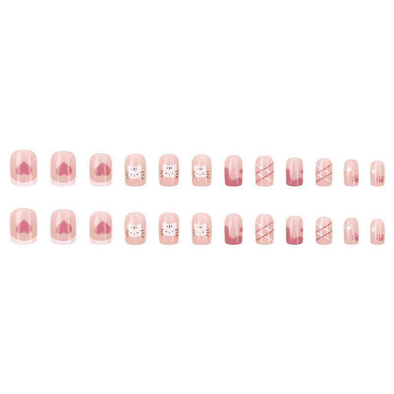 24 шт. Накладные ногти Love Cat Клетчатые Искусственные ногти Глянцевый Искусственный Маникюр для пальцев Многоразовые Декорации для накладных ногтей
24 шт. Накладные ногти Love Cat Клетчатые Искусственные ногти Глянцевый Искусственный Маникюр для пальцев Многоразовые Декорации для накладных ногтей