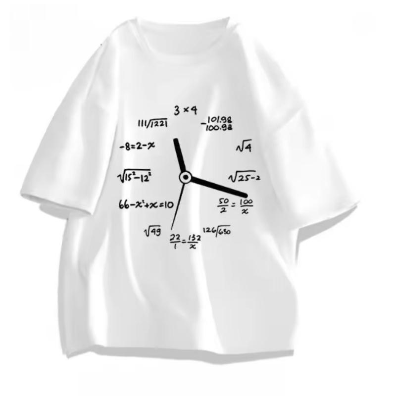 American Design Shortsleeved T Summer Mathematical Formula Clock Print Unisexs and Womens Versatile Tops 3XL
American Design Shortsleeved T Summer Mathematical Formula Clock Print Unisexs and Womens Versatile Tops 3XL