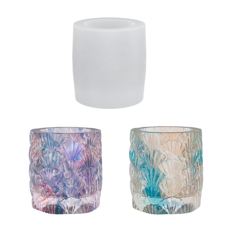 Reusable Silicones Planter Pot Mold With Intricate Shell Pattern Perfect For Concrete Epoxy Resin Cement Clay Mould 1
Reusable Silicones Planter Pot Mold With Intricate Shell Pattern Perfect For Concrete Epoxy Resin Cement Clay Mould 1