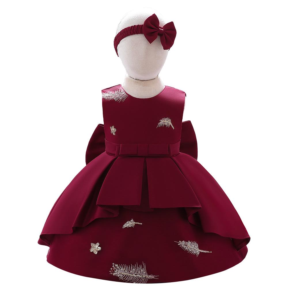 European Princess Dress: Baby Girl s Bow & Flower Formal Gown for Birthdays & Runway Shows 90cm
European Princess Dress: Baby Girl s Bow & Flower Formal Gown for Birthdays & Runway Shows 90cm