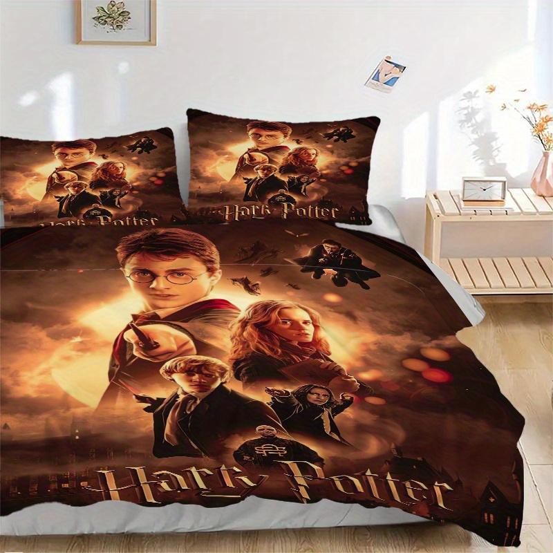 3pcs Harry Potter Poster Design Quilt Cover Set (1 Quilt Cover + 2 Pillowcases Without Pillow Core), High-Definition Printing for Home and Dormit 135x200cm
3pcs Harry Potter Poster Design Quilt Cover Set (1 Quilt Cover + 2 Pillowcases Without Pillow Core), High-Definition Printing for Home and Dormit 135x200cm