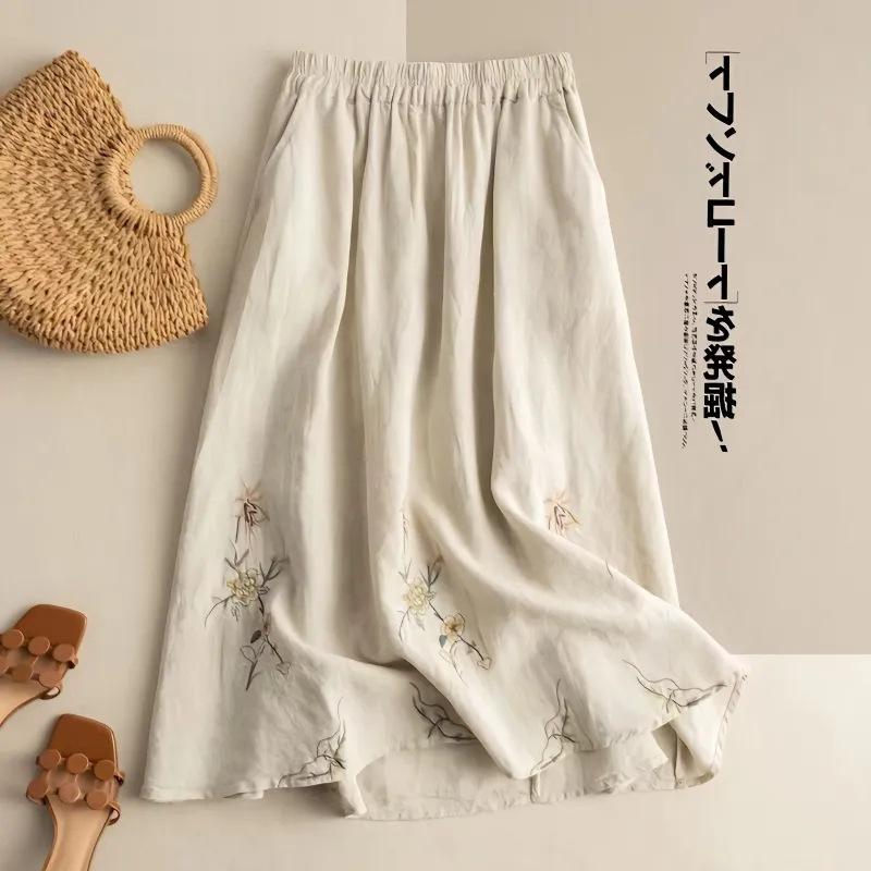 Женское платье средней длины Хлопковое Свободное Вышитое Этнический стиль Новая А-силуэтная юбка Универсальное Ретро 3XL
Женское платье средней длины Хлопковое Свободное Вышитое Этнический стиль Новая А-силуэтная юбка Универсальное Ретро 3XL