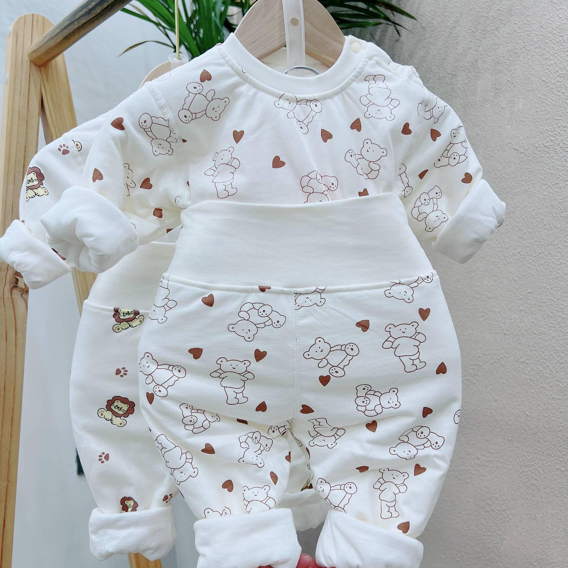 Winter Newborn & Infant Warm Clothing Set: Autum Shirt & Pants with Shoulder Snaps, High Waist, for Ages 0-3 Years (33051) 90 cm
Winter Newborn & Infant Warm Clothing Set: Autum Shirt & Pants with Shoulder Snaps, High Waist, for Ages 0-3 Years (33051) 90 cm