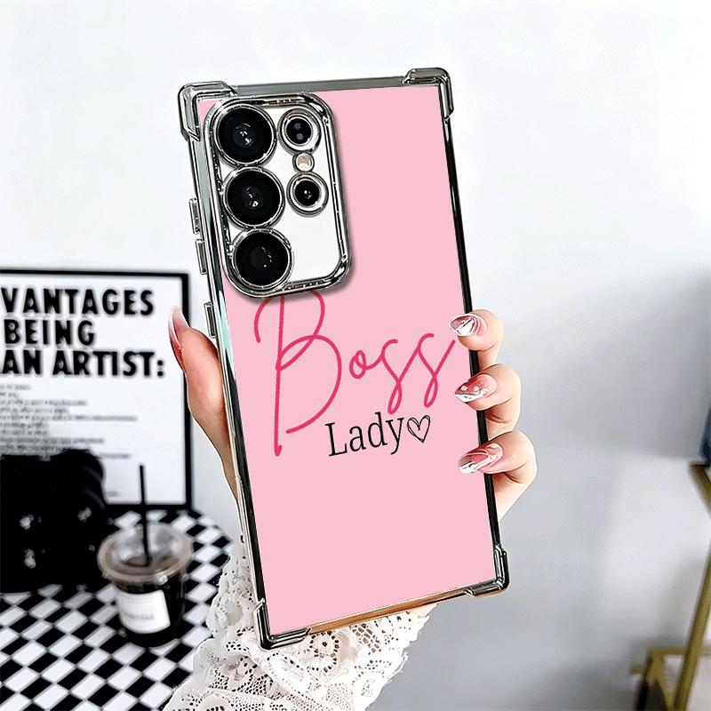 Girl Boss Lady Pink Plating Phone Case For Samsung Galaxy S24 S25 FE S26 Edge S23 Ultra S22 S21 Plus S20 Anti-Fall Airabag Cover Samsung S24
Girl Boss Lady Pink Plating Phone Case For Samsung Galaxy S24 S25 FE S26 Edge S23 Ultra S22 S21 Plus S20 Anti-Fall Airabag Cover Samsung S24