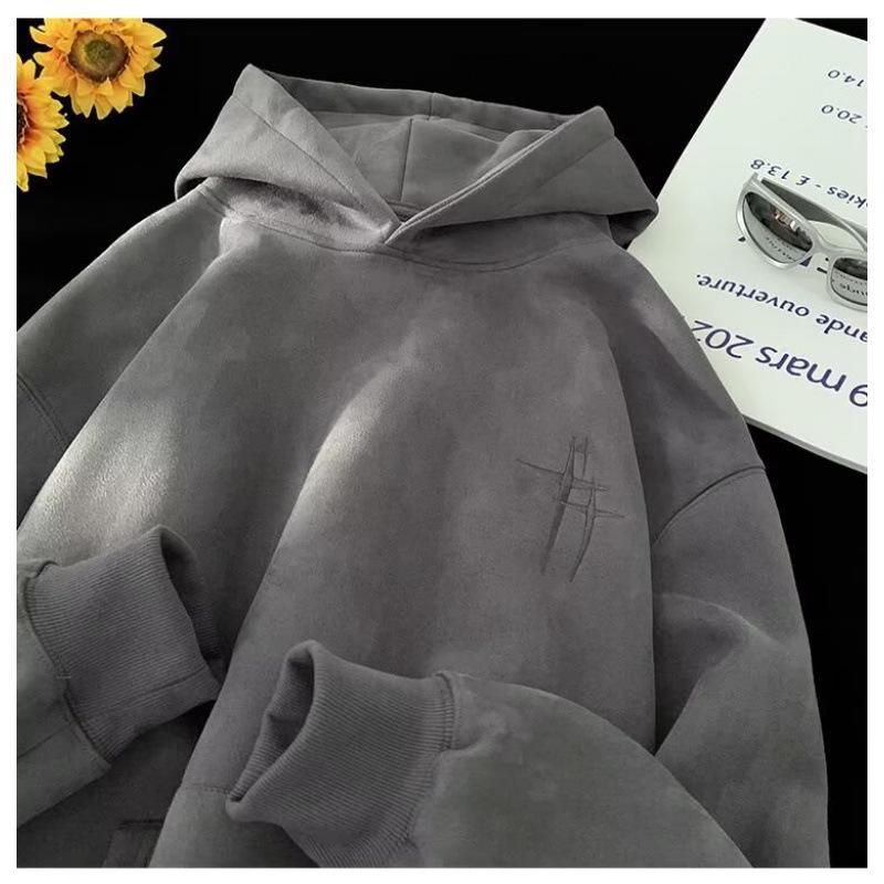 Men s Trendy Autumn Embroidered Suede Hoodie - Versatile High Street Style Jacket XL сірий колір
Men s Trendy Autumn Embroidered Suede Hoodie - Versatile High Street Style Jacket XL сірий колір