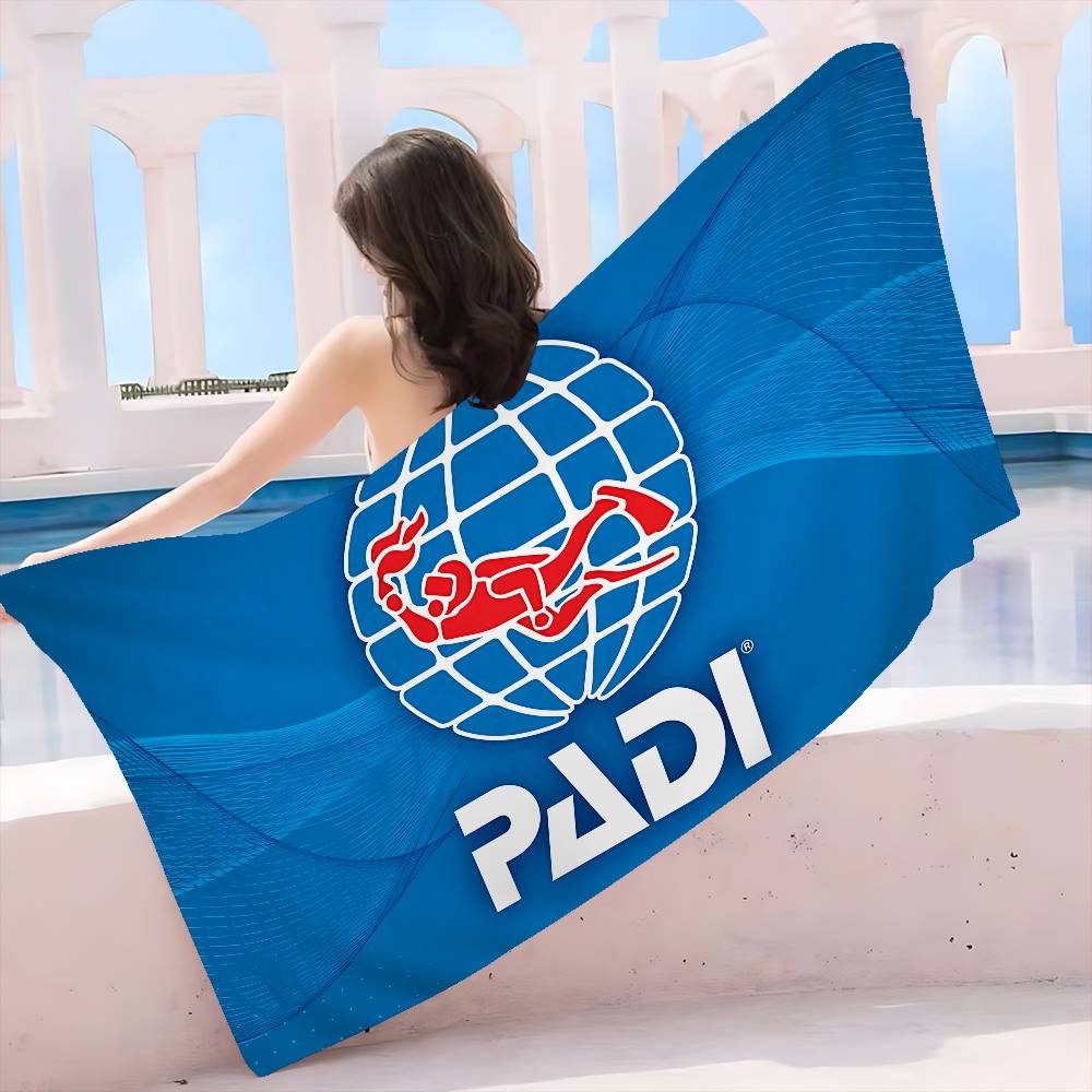 Diving Organization P-PADI Microfiber Beach Towel Absorbent Quick Dry Soft Yoga Swimming Resort Mountain Climbing Towel W40*H60(CM)
Diving Organization P-PADI Microfiber Beach Towel Absorbent Quick Dry Soft Yoga Swimming Resort Mountain Climbing Towel W40*H60(CM)
