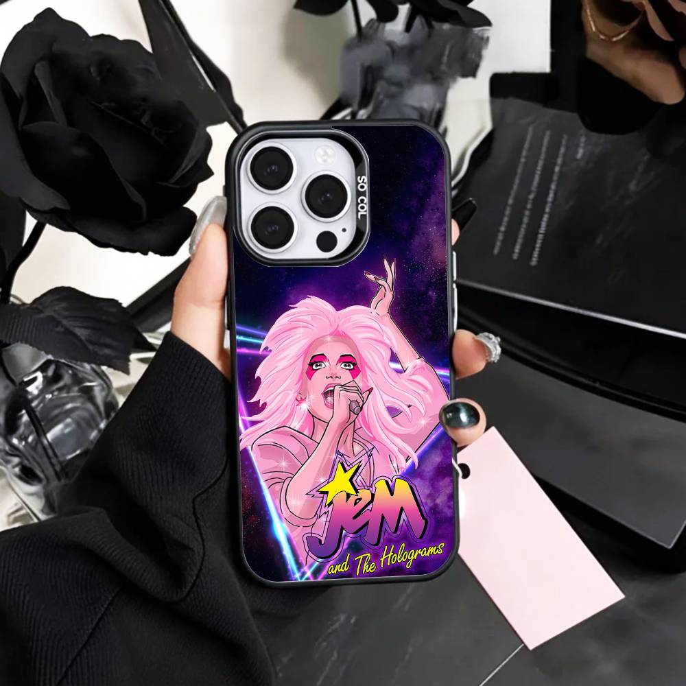 Jem A-And M-Musical fantasy The Holograms Phone Case For iPhone17,16,15,14,13,12,11,Pro Max Colored Silver Plated Inside Cover iPhone14
Jem A-And M-Musical fantasy The Holograms Phone Case For iPhone17,16,15,14,13,12,11,Pro Max Colored Silver Plated Inside Cover iPhone14