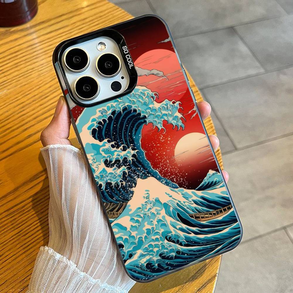 Artworks On The Theme Of Tsunami Phone Case For iPhone 16 17 15 14 12 13 Pro Max Black Candy Matte Shockproof Cover iPhone17
Artworks On The Theme Of Tsunami Phone Case For iPhone 16 17 15 14 12 13 Pro Max Black Candy Matte Shockproof Cover iPhone17