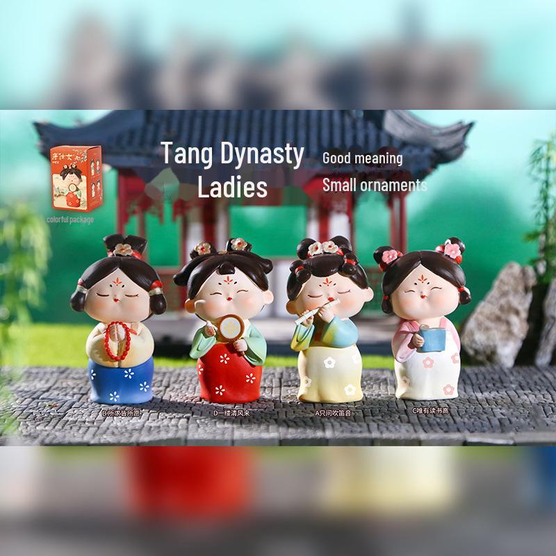 Креативный держатель для телефона в стиле династии Тан: Изысканный орнамент из смолы Ancient style ornaments series
Креативный держатель для телефона в стиле династии Тан: Изысканный орнамент из смолы Ancient style ornaments series