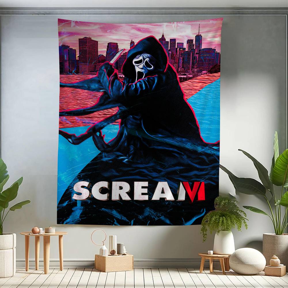 Classic Horror Thriller Movie S-ScreaM Colorful Tapestry Wall Hanging Bohemian Wall Tapestries Mandala Wall Hanging Sheets 50x70 cm
Classic Horror Thriller Movie S-ScreaM Colorful Tapestry Wall Hanging Bohemian Wall Tapestries Mandala Wall Hanging Sheets 50x70 cm