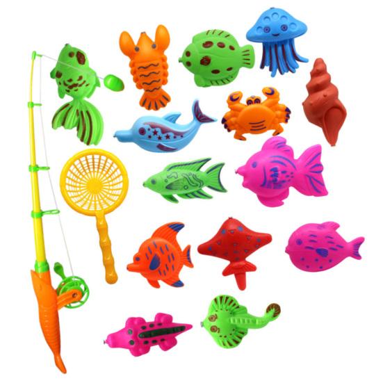 15Pcs/Set Simulated Magnetic Fishing Tools Set Baby Early Learning Puzzle Toy
15Pcs/Set Simulated Magnetic Fishing Tools Set Baby Early Learning Puzzle Toy