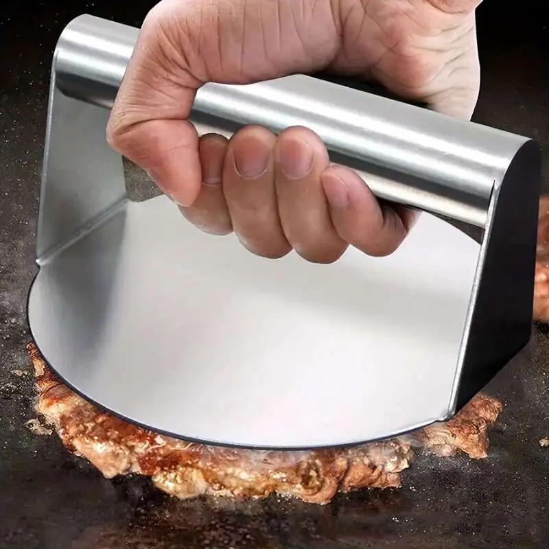 Stainless Steel Smash Burger Press Hamburger Patties Meat Masher Circular Meat Press Mold for Deli Meats Kitchen Accessories 1PCS
Stainless Steel Smash Burger Press Hamburger Patties Meat Masher Circular Meat Press Mold for Deli Meats Kitchen Accessories 1PCS