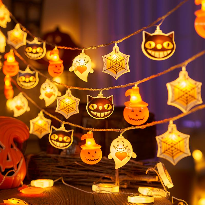 Halloween Skeleton Pumpkin Lantern String Lights for Events and Decorations 2m 10 lights Battery Steady
Halloween Skeleton Pumpkin Lantern String Lights for Events and Decorations 2m 10 lights Battery Steady