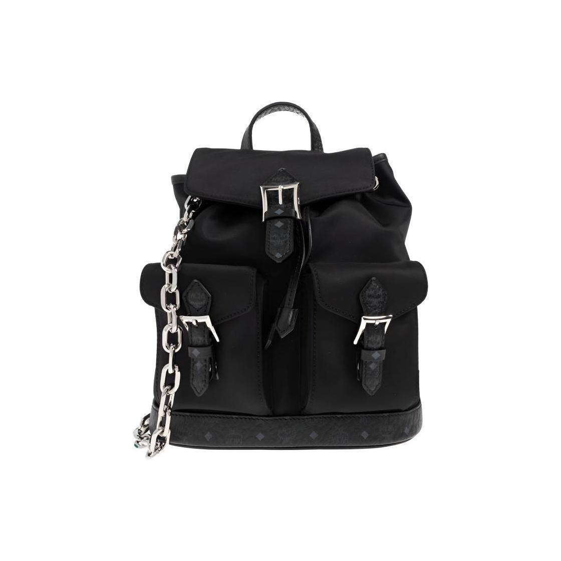 MCM Nylon Leather Trim Backpack with Silver Chain & Buckle Straps for Daily & Travel Use Basic Set (Bag+Dust Bag)
MCM Nylon Leather Trim Backpack with Silver Chain & Buckle Straps for Daily & Travel Use Basic Set (Bag+Dust Bag)