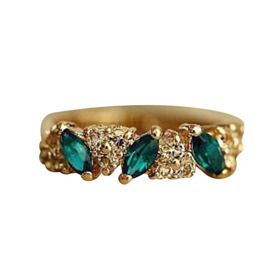 Vintage Women Emerald Cubic Zirconia Inlaid Finger Ring Wedding Jewelry Gift золотистий
Vintage Women Emerald Cubic Zirconia Inlaid Finger Ring Wedding Jewelry Gift золотистий