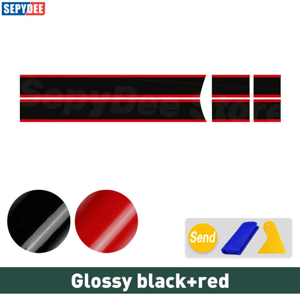 Car Hood Stripes Rear Trunk Sticker For MINI Cooper F56 R56 F55 F57 R57 R58 JCW червоний/чорний
Car Hood Stripes Rear Trunk Sticker For MINI Cooper F56 R56 F55 F57 R57 R58 JCW червоний/чорний