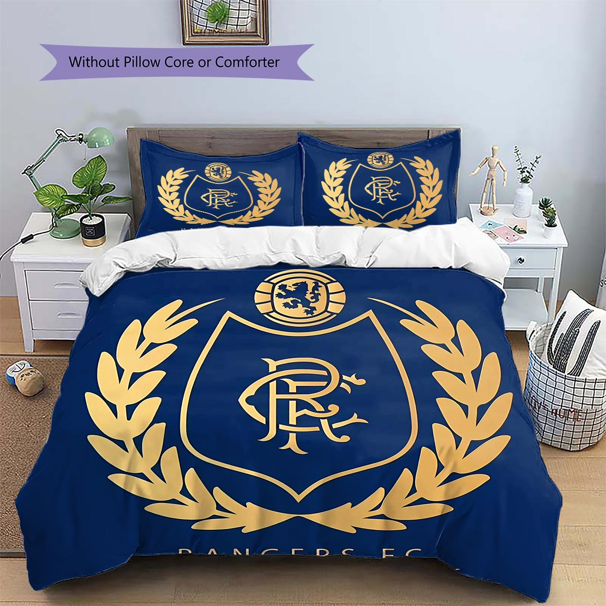 Rangers Football Club logo2Pattern Bedding,Quilt Set Quilt Cover Pillowcase Home Birthday Gift (1 * duvet cover + 2 * pillowcase, without core) 135x200cm
Rangers Football Club logo2Pattern Bedding,Quilt Set Quilt Cover Pillowcase Home Birthday Gift (1 * duvet cover + 2 * pillowcase, without core) 135x200cm