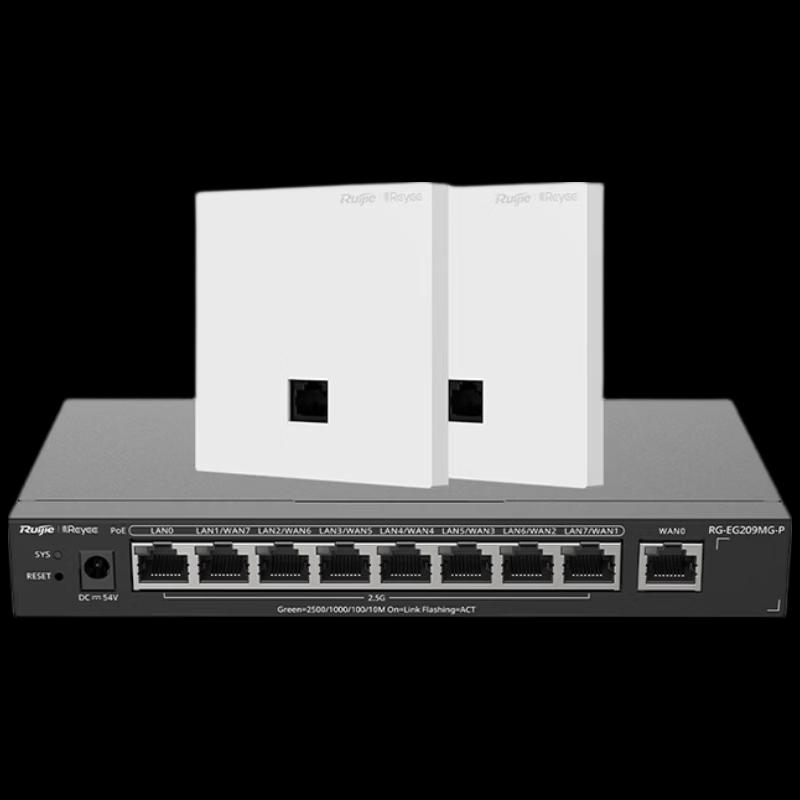 Ruijie Networks WiFi 7 2.5G 3600M Whole-House AP Kit (CN version)
Ruijie Networks WiFi 7 2.5G 3600M Whole-House AP Kit (CN version)