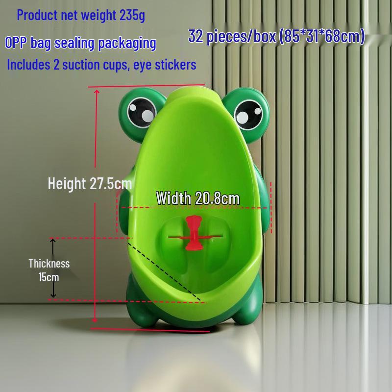 Настенный мультяшный горшок-лягушка: Мини-писсуар для маленьких мальчиков
Настенный мультяшный горшок-лягушка: Мини-писсуар для маленьких мальчиков