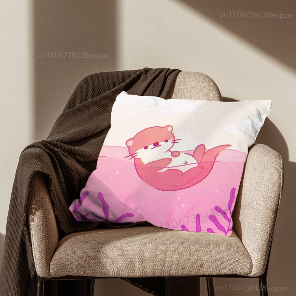 Cute Cartoon Otter Throw Pillow Case Living Room Sofa Cushion Cover For Home Bedroom Decoration And Protector 30cmx30cm
Cute Cartoon Otter Throw Pillow Case Living Room Sofa Cushion Cover For Home Bedroom Decoration And Protector 30cmx30cm