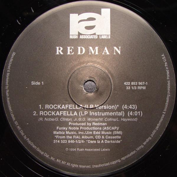 12inch Record REDMAN - Rockafella 4228539671 Rush Associated US Rap & Hip-Hop/R&B Used
12inch Record REDMAN - Rockafella 4228539671 Rush Associated US Rap & Hip-Hop/R&B Used