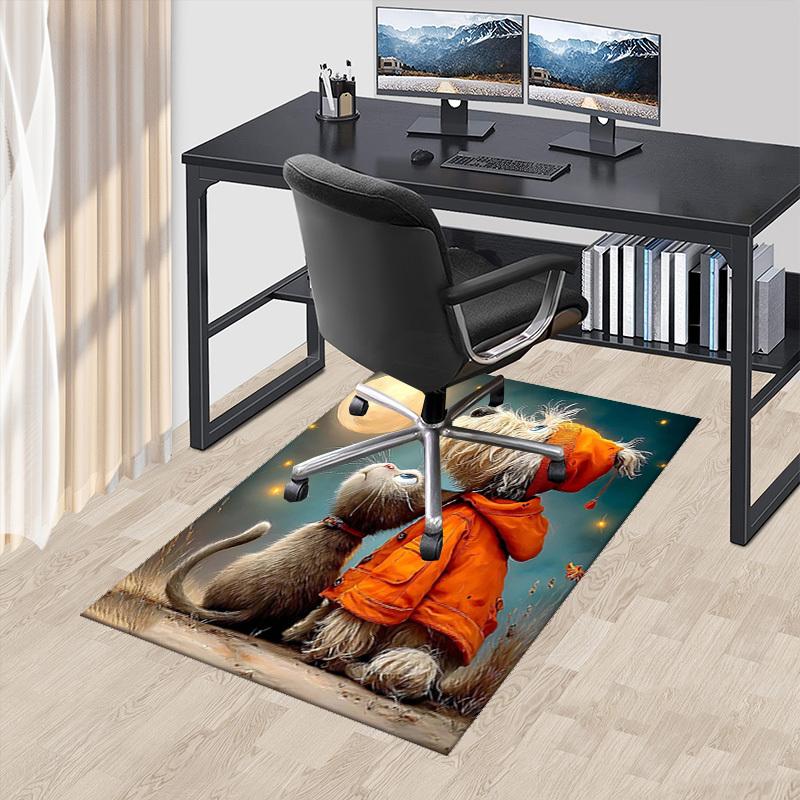 1pc Anime Cartoon Design Dog and Cat Office Chair Mat - Non-Slip Carpet for Home Decor, Suitable for All Seasons, Perfect Gift for Holidays.C086 60cm by 90cm
1pc Anime Cartoon Design Dog and Cat Office Chair Mat - Non-Slip Carpet for Home Decor, Suitable for All Seasons, Perfect Gift for Holidays.C086 60cm by 90cm
