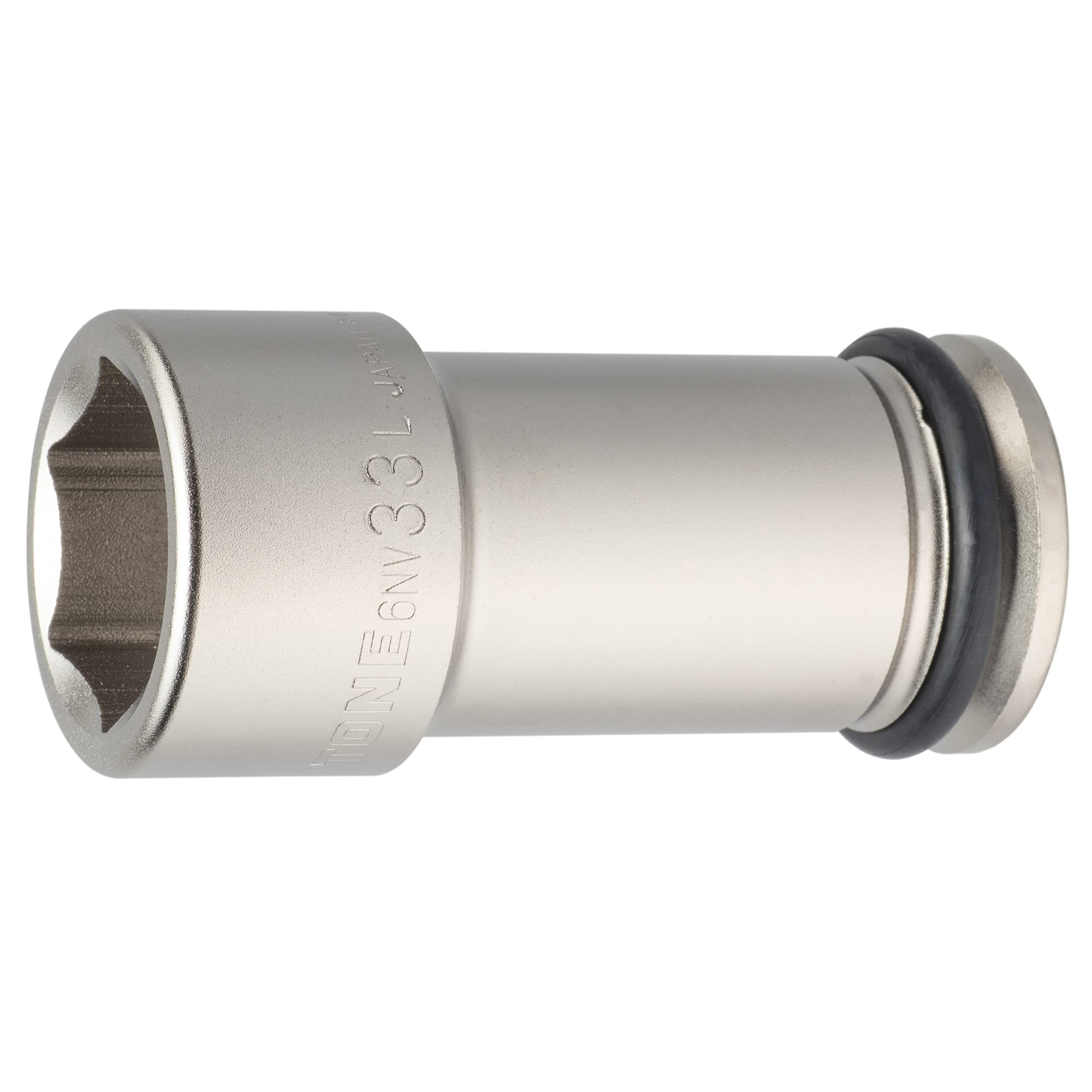 TONE Long socket for impact Drive angle Width across flats 33mm 6NV-33L 19.0mm (3/4 )
TONE Long socket for impact Drive angle Width across flats 33mm 6NV-33L 19.0mm (3/4 )