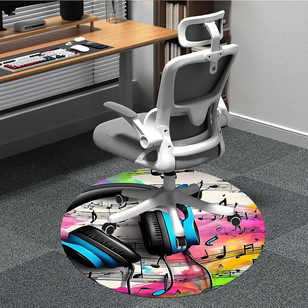 1PC Music Headphones Office Round Area Rug, Indoor Mat Suitable ForOffice, Under Office Chairs Bedroom Living Room Home Decor, Room Deco g093 80cm by 80cm
1PC Music Headphones Office Round Area Rug, Indoor Mat Suitable ForOffice, Under Office Chairs Bedroom Living Room Home Decor, Room Deco g093 80cm by 80cm