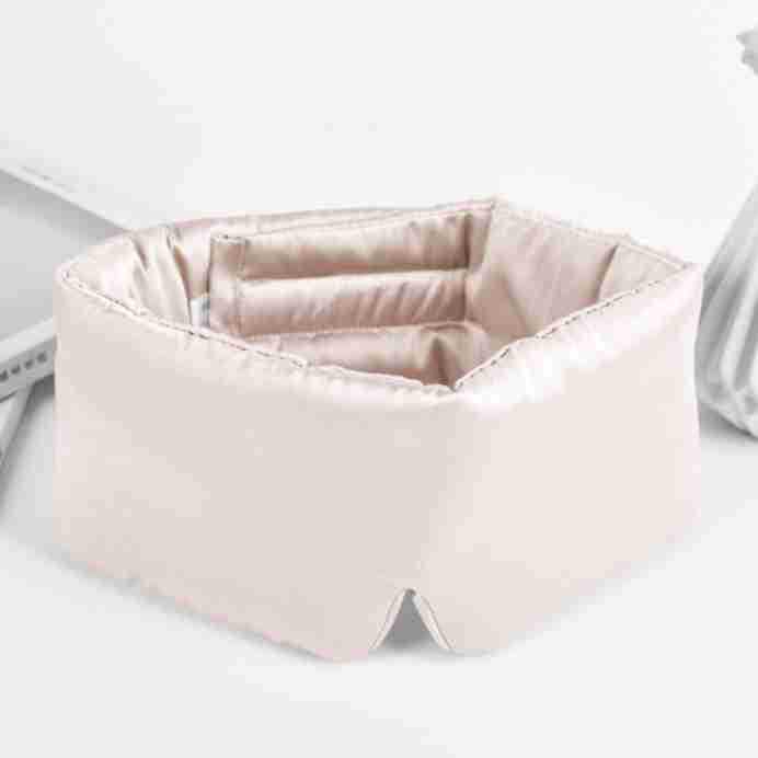 Silk Eye Mask: Double-sided Mulberry, Blackout Sleep, Travel with Velcro Closure
Silk Eye Mask: Double-sided Mulberry, Blackout Sleep, Travel with Velcro Closure