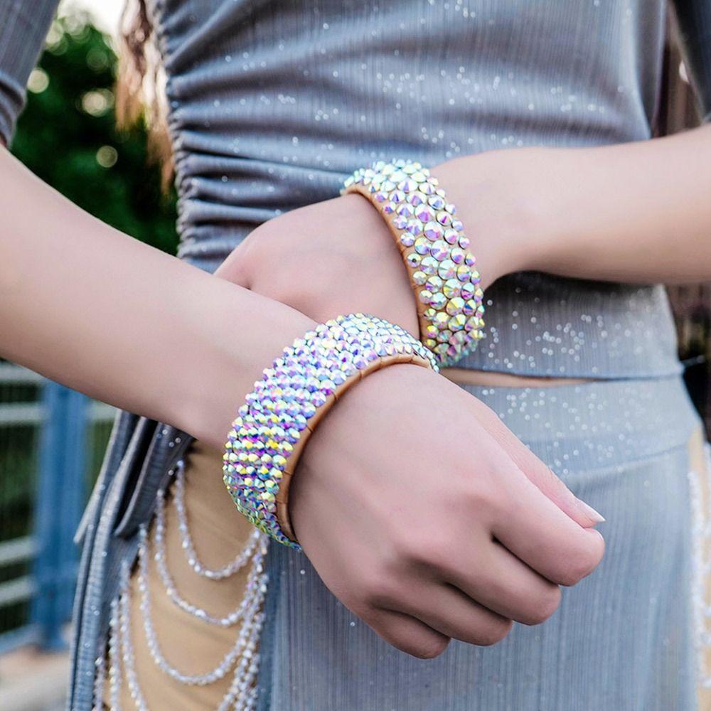 Женский ювелирный браслет с бриллиантами и кристаллами, браслет для танца живота, наручные манжеты, аксессуары для выступлений
Женский ювелирный браслет с бриллиантами и кристаллами, браслет для танца живота, наручные манжеты, аксессуары для выступлений