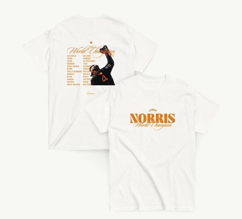 Formula 1 2025 Merch T-Shirt, Lando Norris World tee S
Formula 1 2025 Merch T-Shirt, Lando Norris World tee S