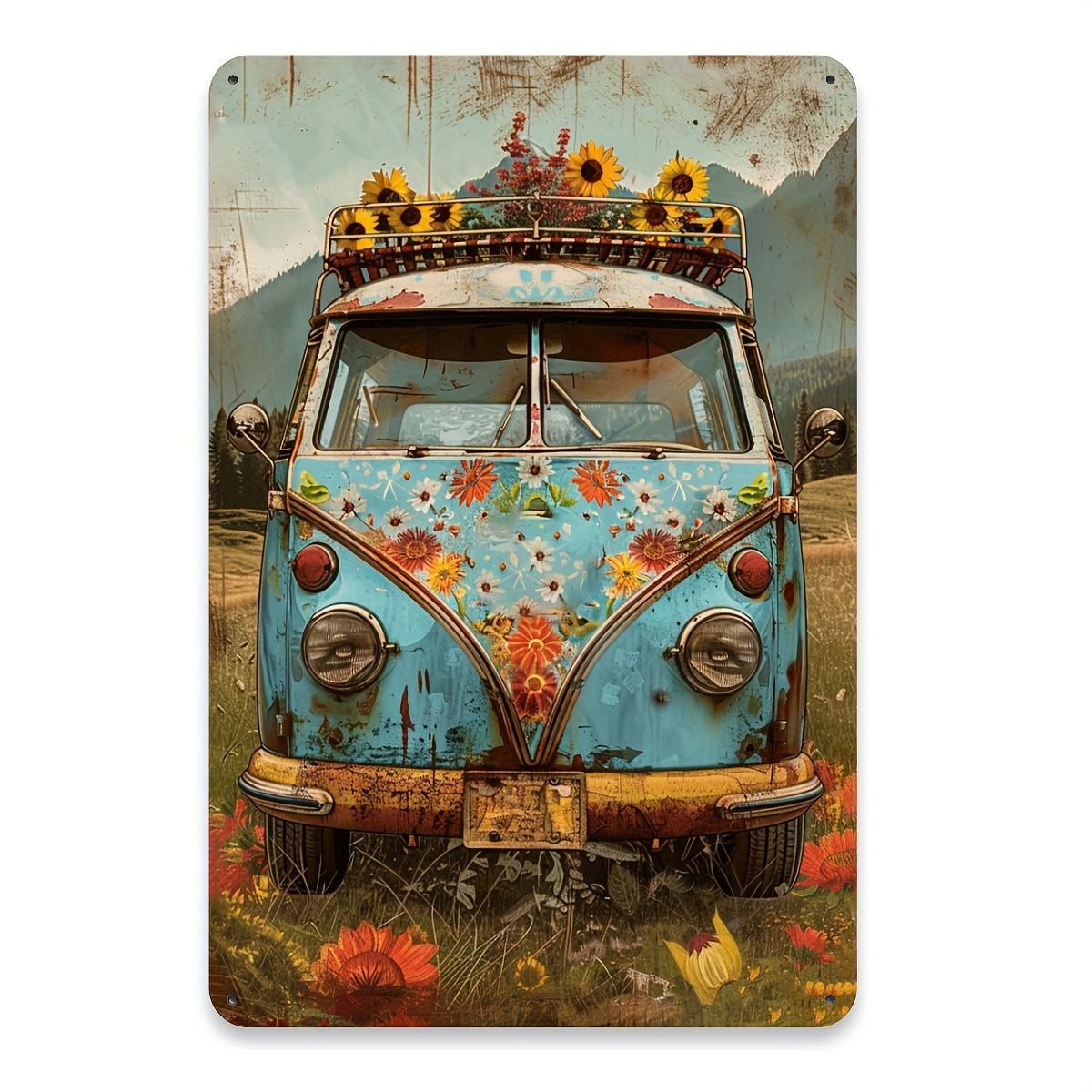 Vintage Floral Bus Metal Tin Sign, Iron Wall Decor for Gym, Cafe, Garage, Restaurant, Home, Bedroom - Indoor & Outdoor Retro Flo 20x30cm(7.8x11.8inch)
Vintage Floral Bus Metal Tin Sign, Iron Wall Decor for Gym, Cafe, Garage, Restaurant, Home, Bedroom - Indoor & Outdoor Retro Flo 20x30cm(7.8x11.8inch)
