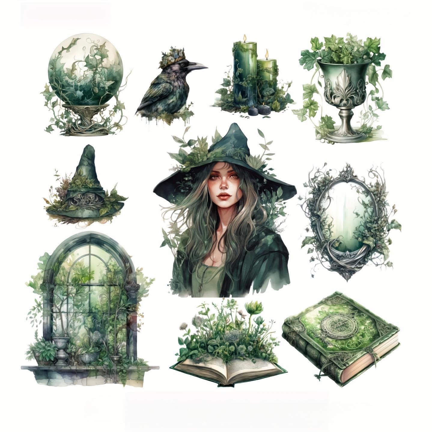 НОВИЙ 20 шт. серії Goth Witch. Декоративний пакет наклейок. Ретро, троянда, кіт, колаж, етикетка для скрапбукінгу. Щоденник. Hedge witch
НОВИЙ 20 шт. серії Goth Witch. Декоративний пакет наклейок. Ретро, троянда, кіт, колаж, етикетка для скрапбукінгу. Щоденник. Hedge witch