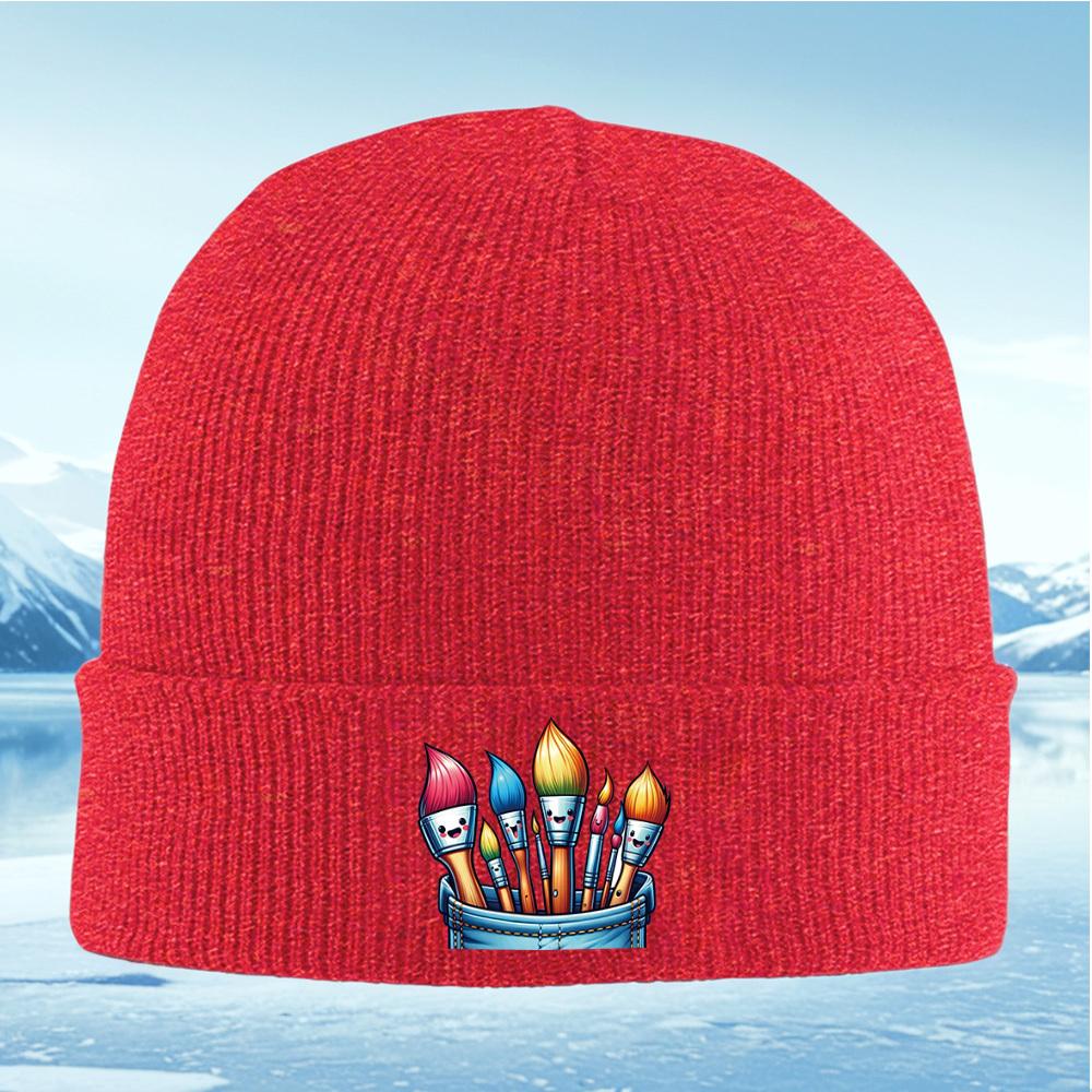 Smiling brushes in denim pocket Men Women Unisex Knitted Hat Beanie Pullover Cap Winter Thermal Warm Christmas Outdoor Cycling H
Smiling brushes in denim pocket Men Women Unisex Knitted Hat Beanie Pullover Cap Winter Thermal Warm Christmas Outdoor Cycling H