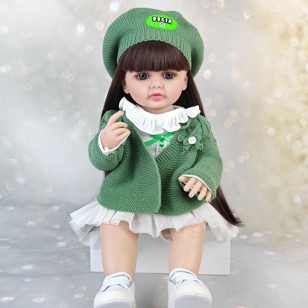Reborn Doll: Soft Vinyl Baby Toy - Bath-Ready, Dressable Princess Playhouse Companion Complete Set (Doll + Clothes)
Reborn Doll: Soft Vinyl Baby Toy - Bath-Ready, Dressable Princess Playhouse Companion Complete Set (Doll + Clothes)