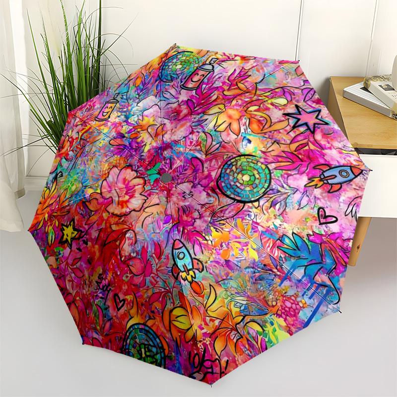 1pc Graffiti Art Umbrella Portable Folding Umbrella Durable Iron Frame, Suitable for All Seasons Home Travel Outdoor yy260319017
1pc Graffiti Art Umbrella Portable Folding Umbrella Durable Iron Frame, Suitable for All Seasons Home Travel Outdoor yy260319017
