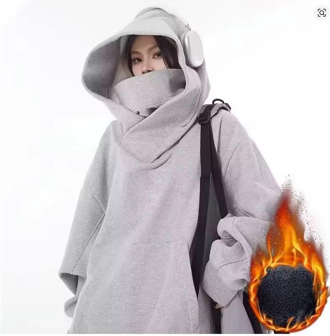 Autumn Solid Color Ninja Turtleneck Hoodies for Men Y2K Vintage Fleece Sweatshirts Hip Hop Japanese Streetwear Oversized Hoodie S
Autumn Solid Color Ninja Turtleneck Hoodies for Men Y2K Vintage Fleece Sweatshirts Hip Hop Japanese Streetwear Oversized Hoodie S