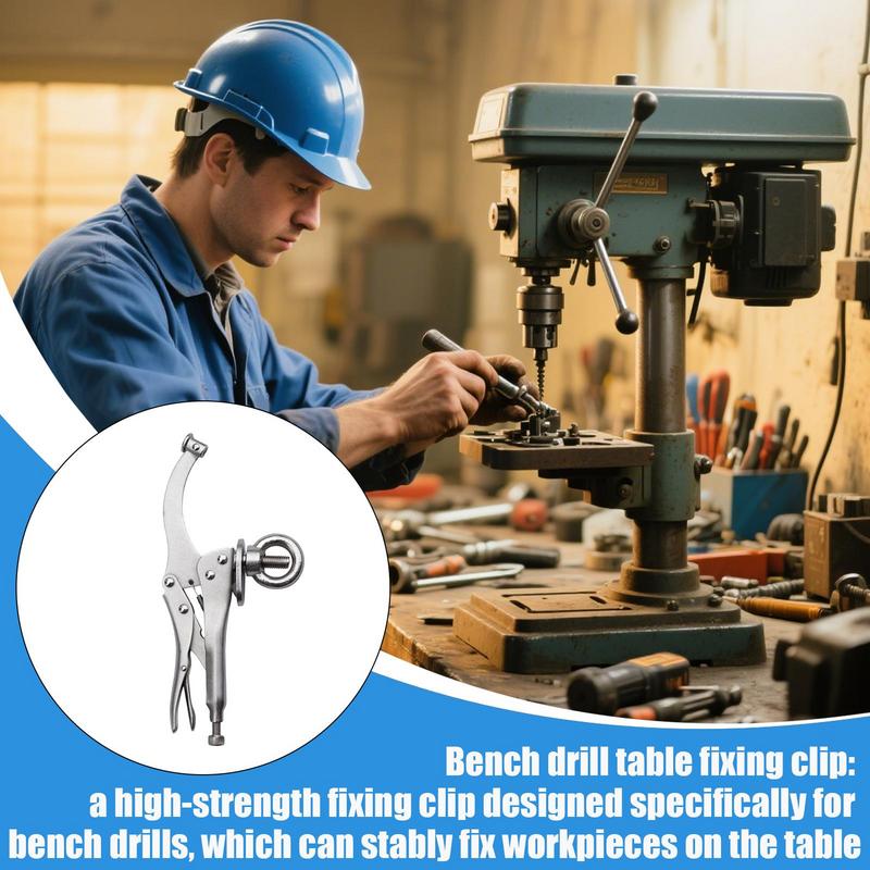 Drill Press Clamp 9 Inch Welding Clamps Heavy-Duty Quick Release Multifunctional Locking Tool For Metalworking Woodworking China Mainland
Drill Press Clamp 9 Inch Welding Clamps Heavy-Duty Quick Release Multifunctional Locking Tool For Metalworking Woodworking China Mainland